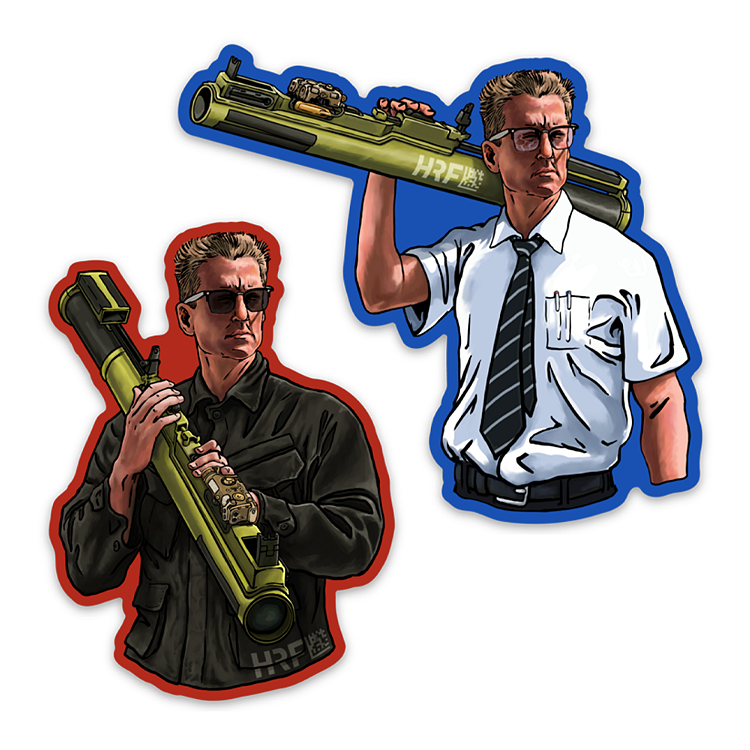 
                
                    Load image into Gallery viewer, Falling down movie stickers of Michael Douglass
                
            